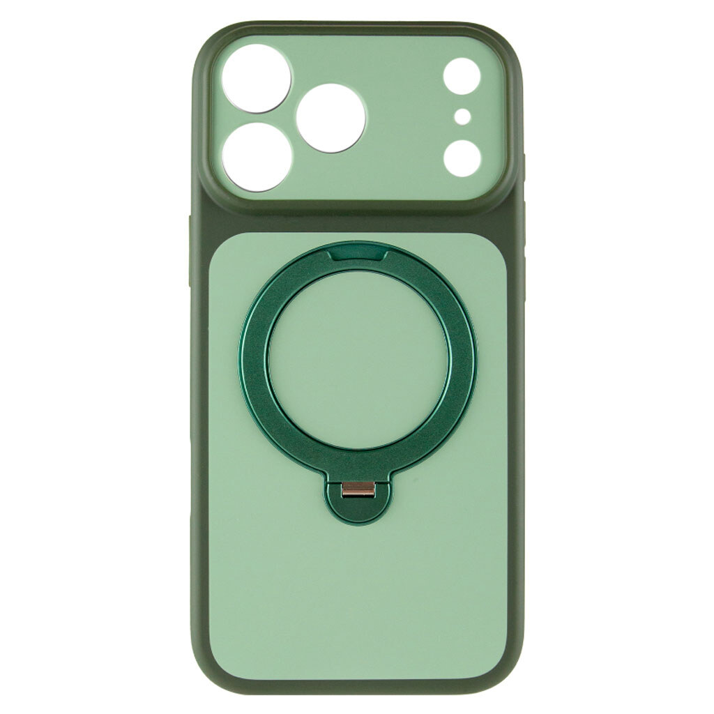 Чехол (накладка) Apple iPhone 17 Pro Max / iPhone 18 Pro Max, Ummi Full Camera HQ Ring, MagSafe, Зеленый - № 1 Чехол (накладка) Apple iPhone 17 Pro Max / iPhone 18 Pro Max, Ummi Full Camera HQ Ring, MagSafe, Зеленый - № 1