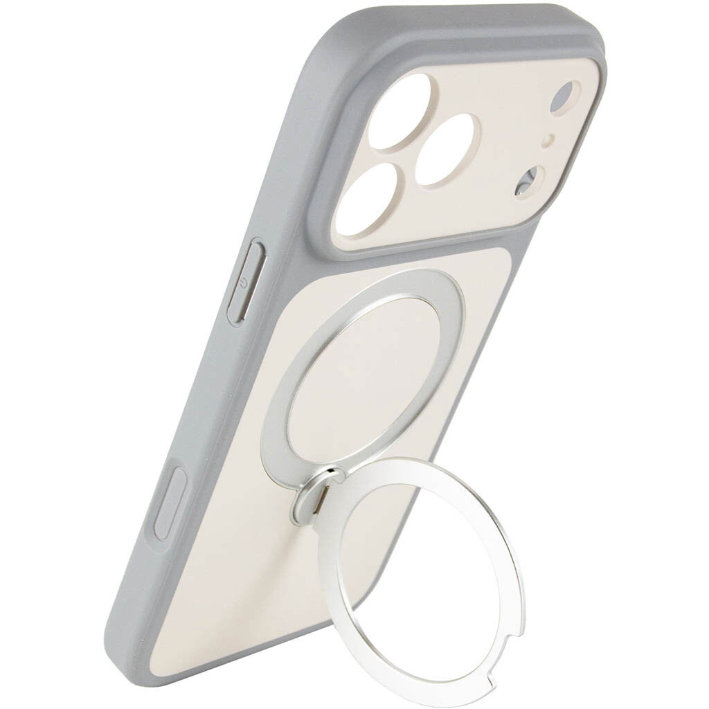 Чехол (накладка) Apple iPhone 17 Pro Max / iPhone 18 Pro Max, Ummi Full Camera HQ Ring, MagSafe, Серый - № 5 Чехол (накладка) Apple iPhone 17 Pro Max / iPhone 18 Pro Max, Ummi Full Camera HQ Ring, MagSafe, Серый - № 5