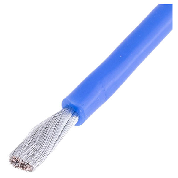 Силиконовый провод 11AWG, 3.8mm2-750/0.08TS, Синий - № 1 Силиконовый провод 11AWG, 3.8mm2-750/0.08TS, Синий - № 1