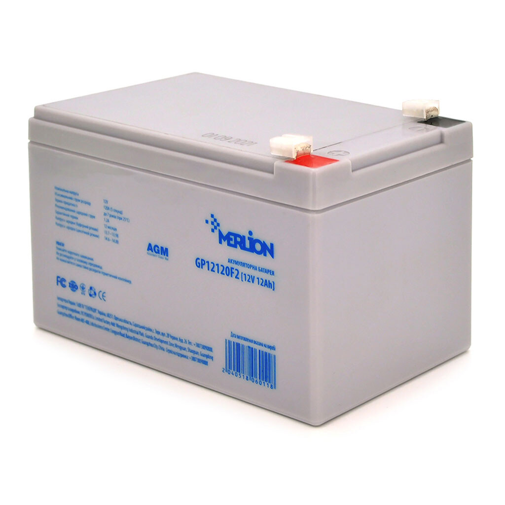 Аккумуляторная батарея MERLION AGM GP12120F2 - № 1 Аккумуляторная батарея MERLION AGM GP12120F2 - № 1