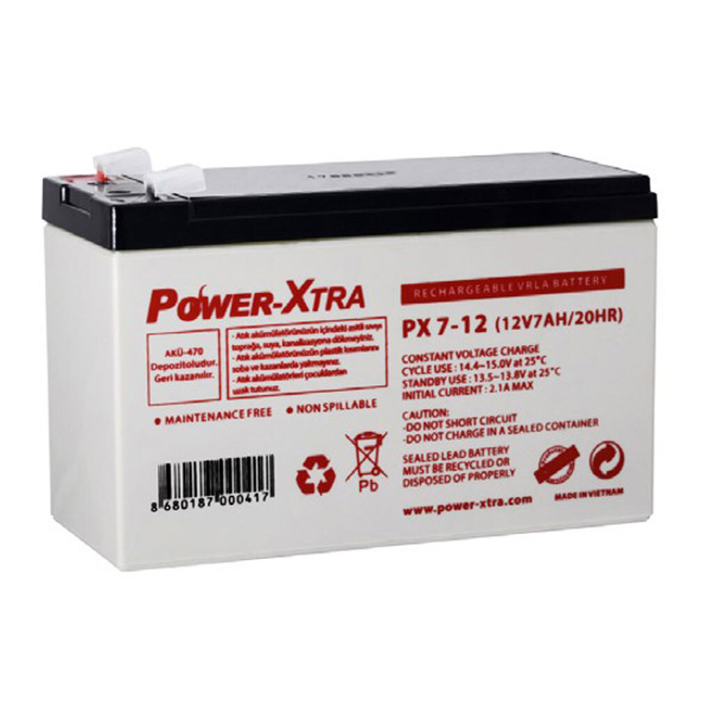 Аккумуляторная батарея AGM Power-Xtra PX7-12(28W) - № 1 Аккумуляторная батарея AGM Power-Xtra PX7-12(28W) - № 1