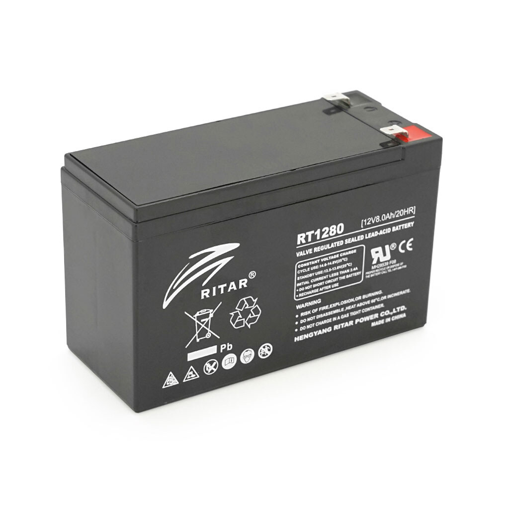 Акумуляторна батарея AGM RITAR RT1280 - № 1 Акумуляторна батарея AGM RITAR RT1280 - № 1