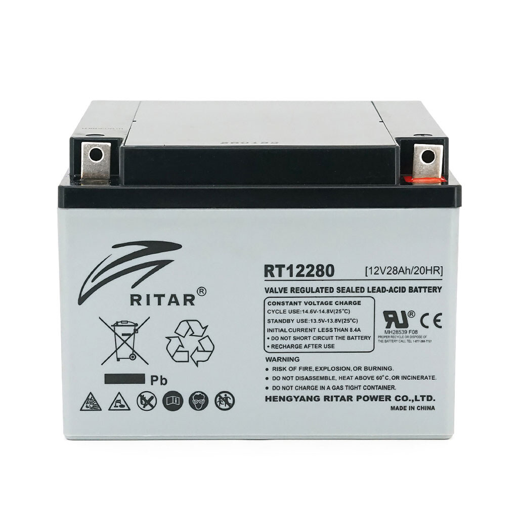 Аккумуляторная батарея AGM RITAR RT12280 L5 - № 2 Аккумуляторная батарея AGM RITAR RT12280 L5 - № 2