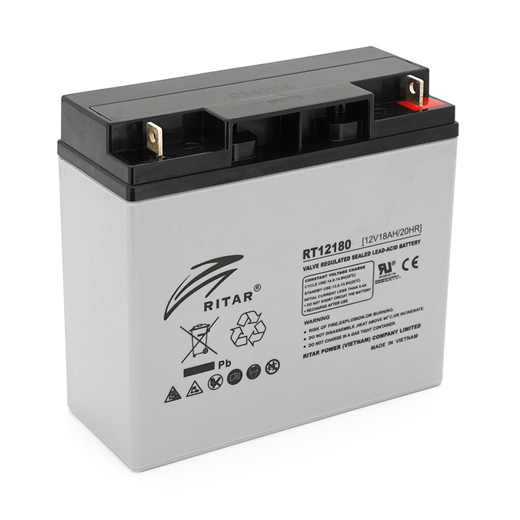 Акумуляторна батарея AGM RITAR RT12180GL5 - № 1 Акумуляторна батарея AGM RITAR RT12180GL5 - № 1