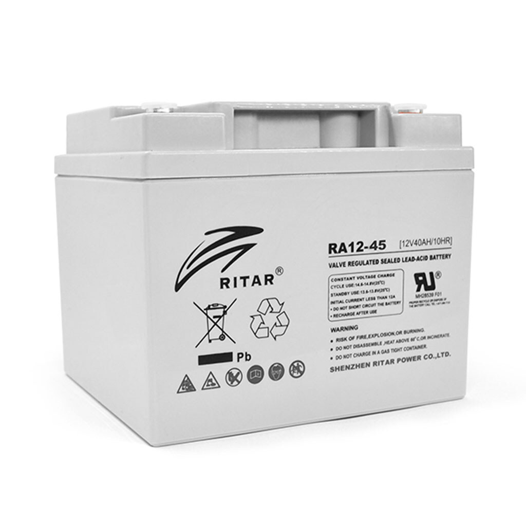 Аккумуляторная батарея AGM RITAR RA12-45 - № 1 Аккумуляторная батарея AGM RITAR RA12-45 - № 1