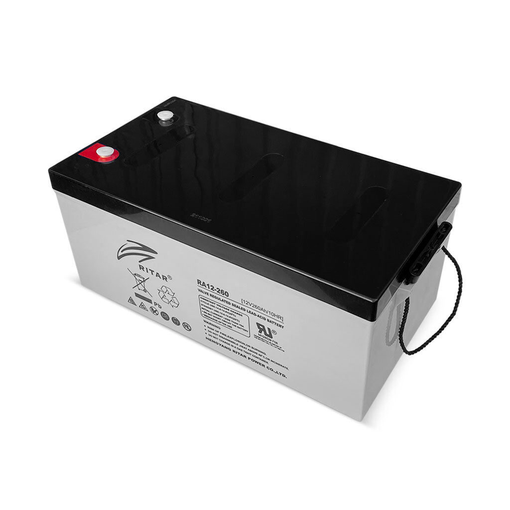 Аккумуляторная батарея AGM RITAR RA12-260 - № 1 Аккумуляторная батарея AGM RITAR RA12-260 - № 1