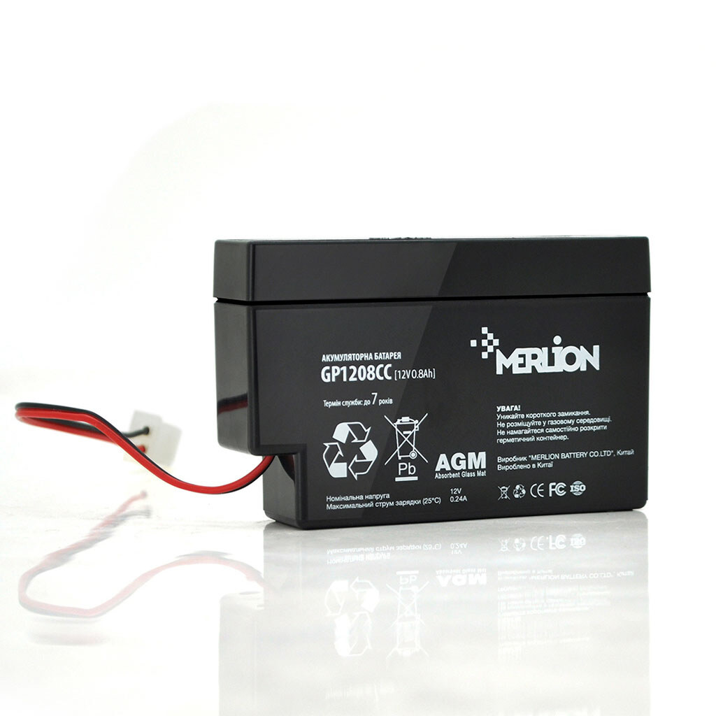Аккумуляторная батарея MERLION AGM GP1208СС - № 1 Аккумуляторная батарея MERLION AGM GP1208СС - № 1