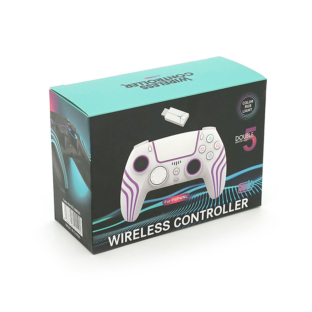 Геймпад Brazzers BR-P5/P4/NL беспроводной для PS5 RGB Wireless DOUBLE Motor Vibration - № 2 Геймпад Brazzers BR-P5/P4/NL беспроводной для PS5 RGB Wireless DOUBLE Motor Vibration - № 2