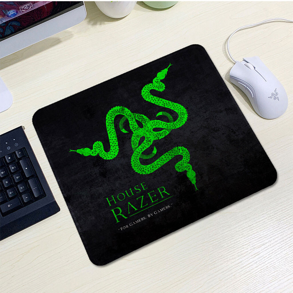 Килимок для миші Voltronic RAZER 12, Чорний/Зелений - № 1 Килимок для миші Voltronic RAZER 12, Чорний/Зелений - № 1