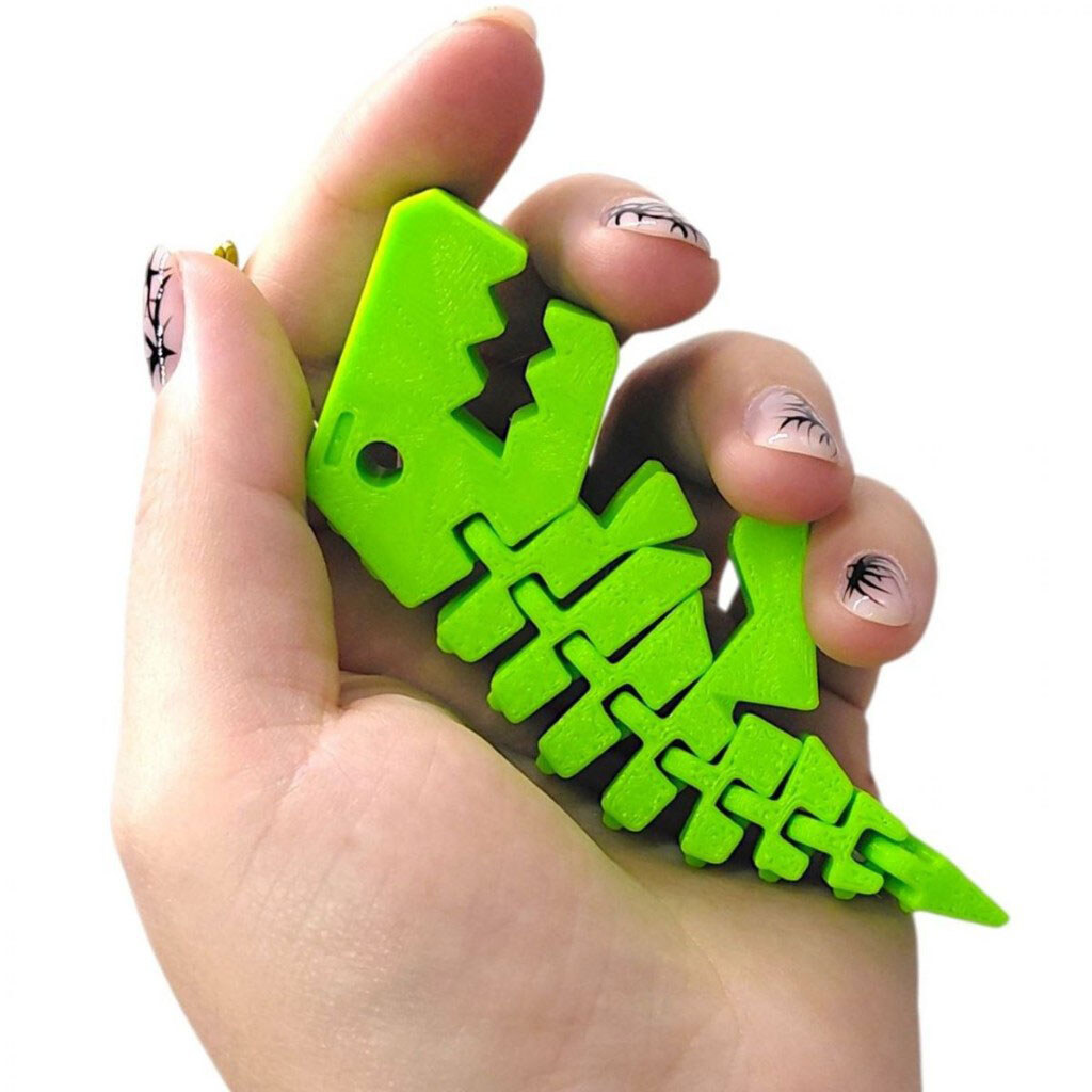 Игрушка-брелок антистресс "T-Rex", 3D печать, Mic, Красный - № 2 Игрушка-брелок антистресс "T-Rex", 3D печать, Mic, Красный - № 2