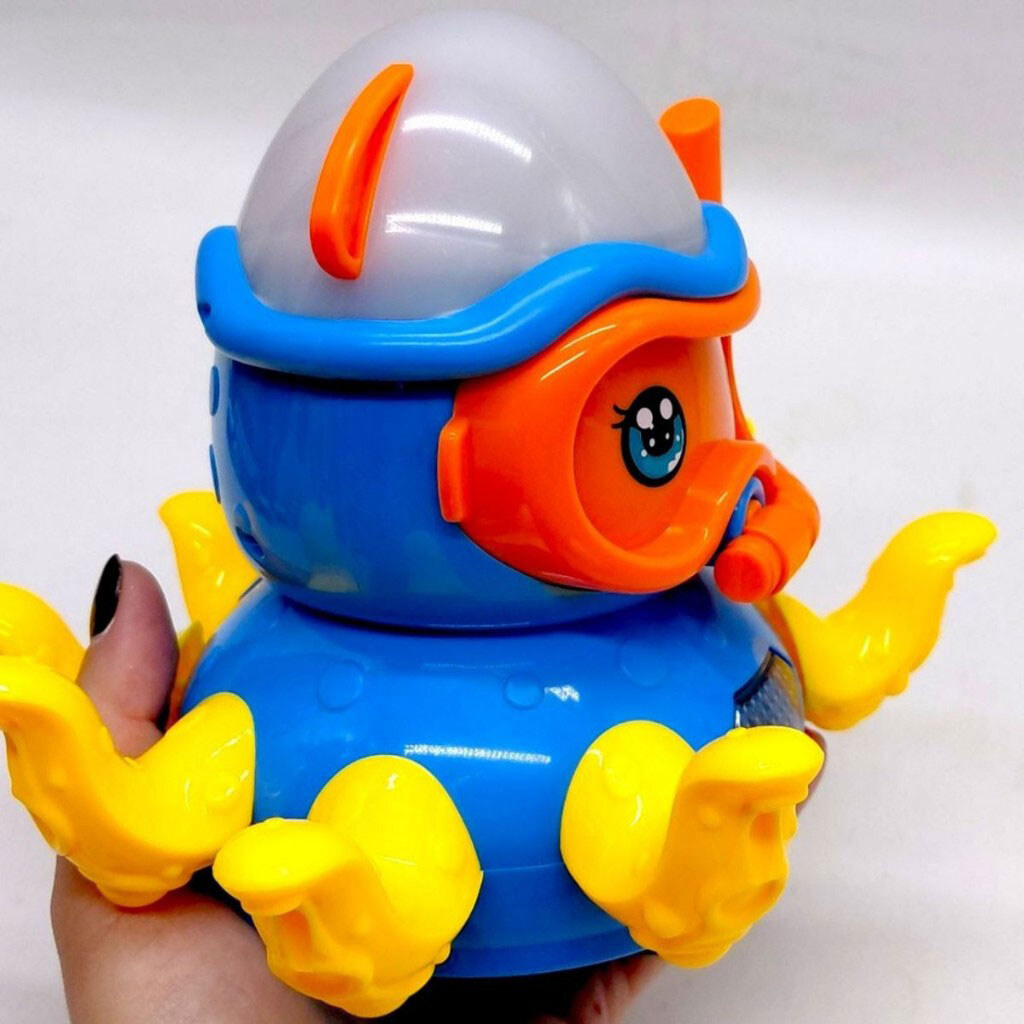 Восьминіг-дайвер на батарейках, у коробці, Yg Toys, Блакитний - № 3 Восьминіг-дайвер на батарейках, у коробці, Yg Toys, Блакитний - № 3
