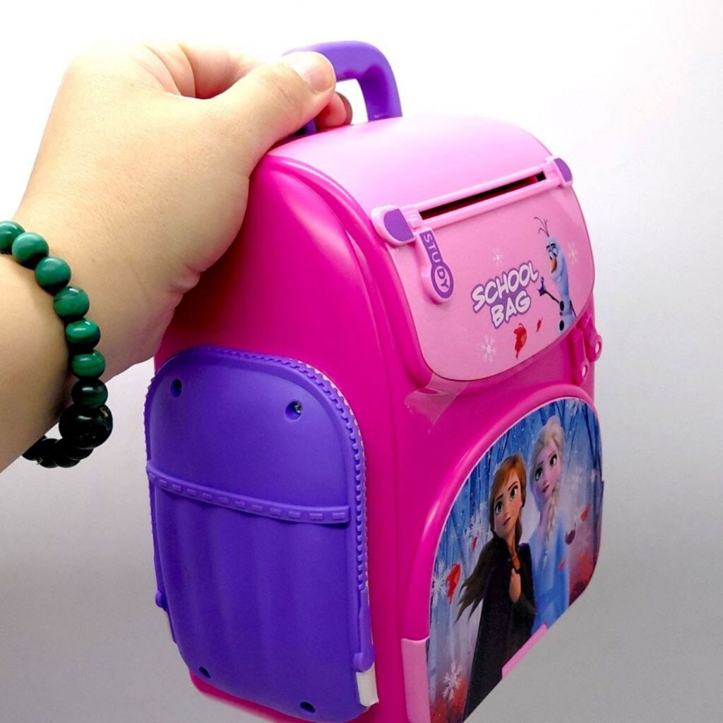 Сейф “Рюкзак: Frozen" с подсветкой, имитация сканирования отпечатка, Wtoys, Розовый - № 3 Сейф “Рюкзак: Frozen" с подсветкой, имитация сканирования отпечатка, Wtoys, Розовый - № 3