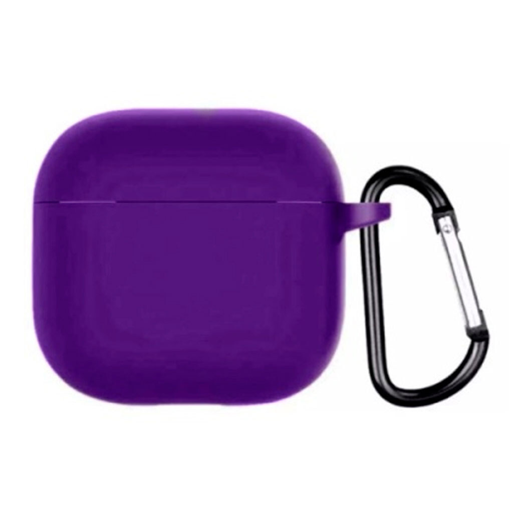 Чехол (накладка) Apple AirPods 4 / AirPods 5, Silicone Classic Case, Фиолетовый - № 1 Чехол (накладка) Apple AirPods 4 / AirPods 5, Silicone Classic Case, Фиолетовый - № 1