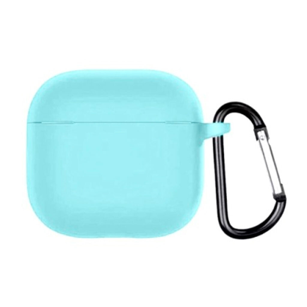 Чехол (накладка) Apple AirPods 4 / AirPods 5, Silicone Classic Case, Sea Blue, Голубой - № 1 Чехол (накладка) Apple AirPods 4 / AirPods 5, Silicone Classic Case, Sea Blue, Голубой - № 1