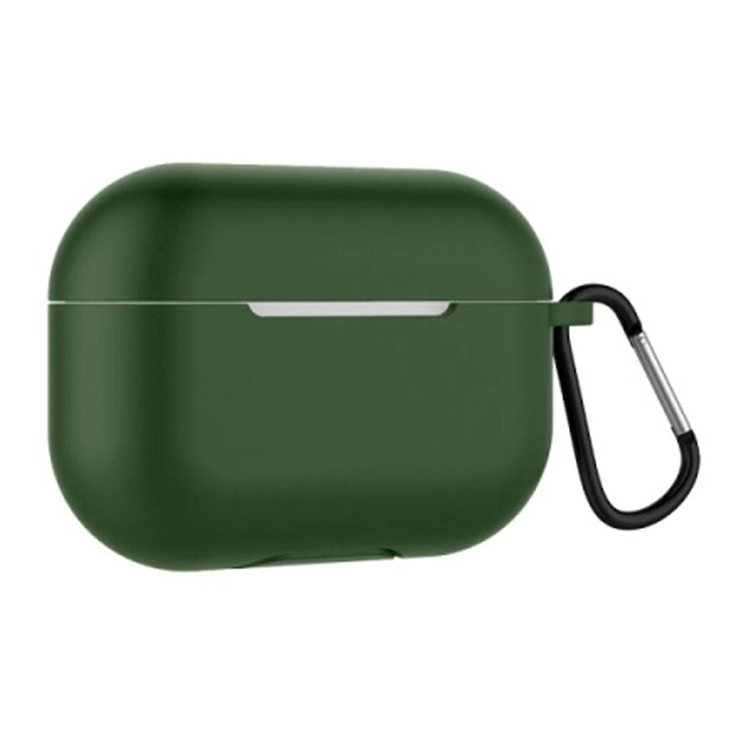 Чохол (накладка) Apple AirPods Pro, Silicone Classic Case, Dark Green, Зелений - № 1 Чохол (накладка) Apple AirPods Pro, Silicone Classic Case, Dark Green, Зелений - № 1