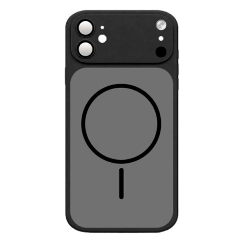 Чохол (накладка) Apple iPhone 12, MagCover, MagSafe, Чорний - № 1 Чохол (накладка) Apple iPhone 12, MagCover, MagSafe, Чорний - № 1