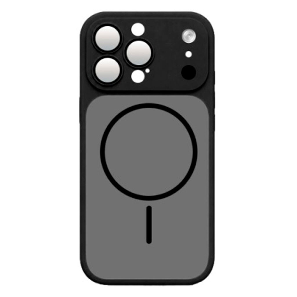 Чохол (накладка) Apple iPhone 12 Pro, MagCover, MagSafe, Чорний - № 1 Чохол (накладка) Apple iPhone 12 Pro, MagCover, MagSafe, Чорний - № 1
