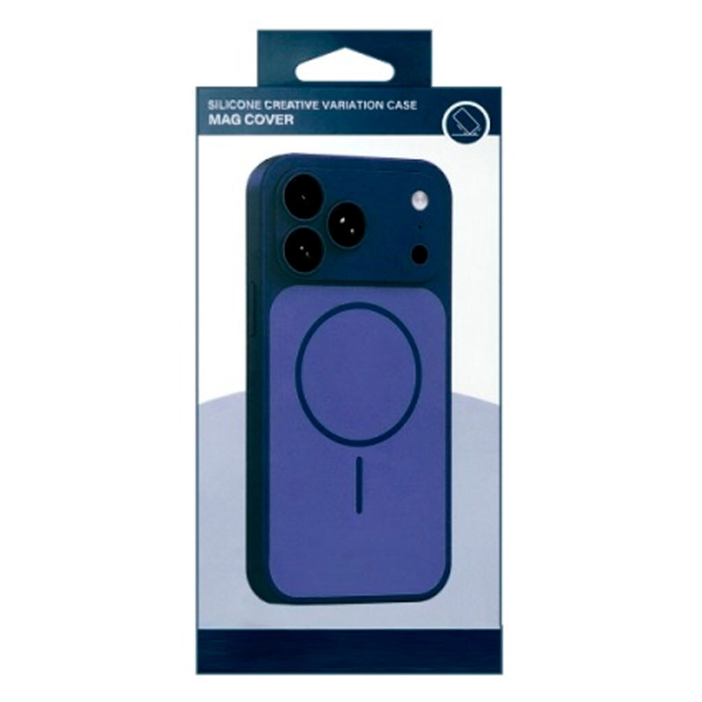 Чохол (накладка) Apple iPhone 13 Pro, MagCover, Dark Blue, MagSafe, Синій - № 2 Чохол (накладка) Apple iPhone 13 Pro, MagCover, Dark Blue, MagSafe, Синій - № 2