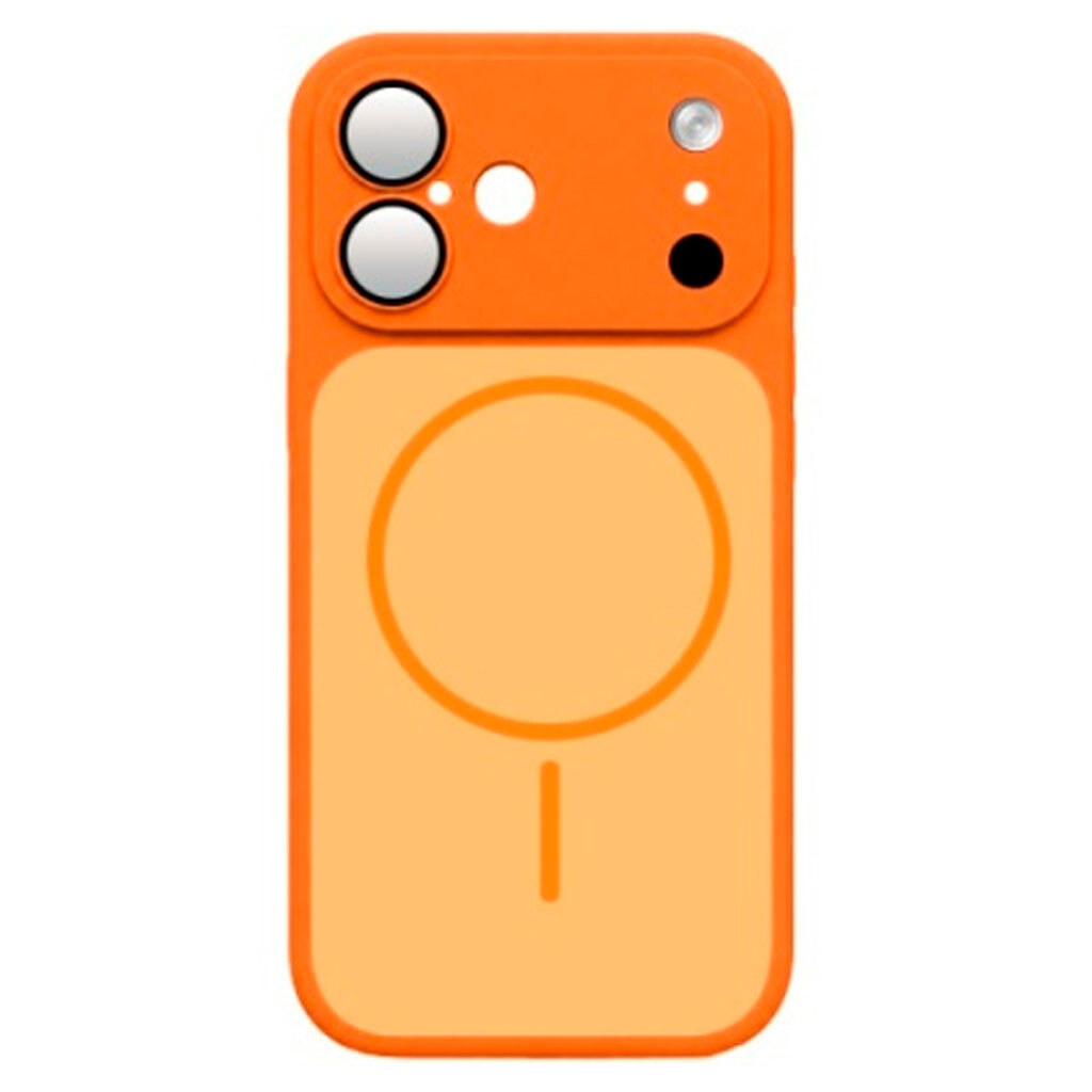 Чохол (накладка) Apple iPhone 17, MagCover, MagSafe, Помаранчевий - № 1 Чохол (накладка) Apple iPhone 17, MagCover, MagSafe, Помаранчевий - № 1
