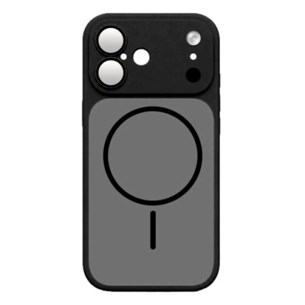 Чохол (накладка) Apple iPhone 17, MagCover, MagSafe, Чорний - № 1 Чохол (накладка) Apple iPhone 17, MagCover, MagSafe, Чорний - № 1