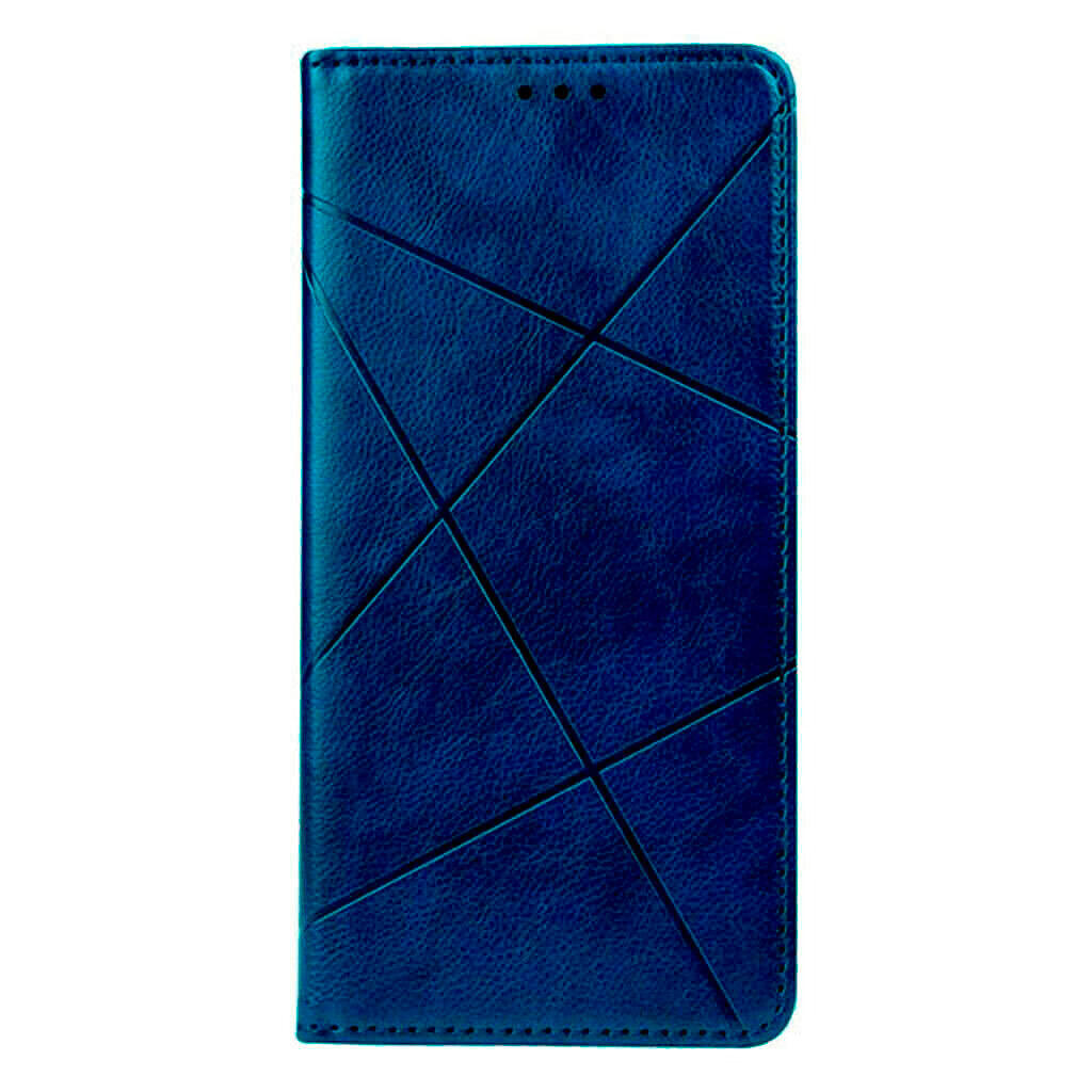 Чехол (книжка) Xiaomi Poco C81 / Redmi A7 Pro, Business Leather, Синий - № 1 Чехол (книжка) Xiaomi Poco C81 / Redmi A7 Pro, Business Leather, Синий - № 1