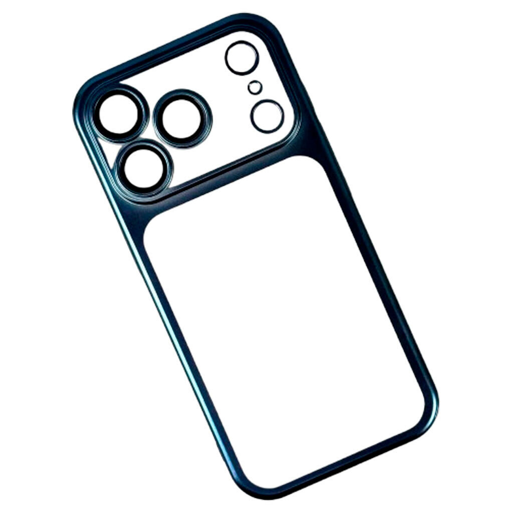 Чехол (накладка) Apple iPhone 17, Contour Line, Синий - № 1 Чехол (накладка) Apple iPhone 17, Contour Line, Синий - № 1