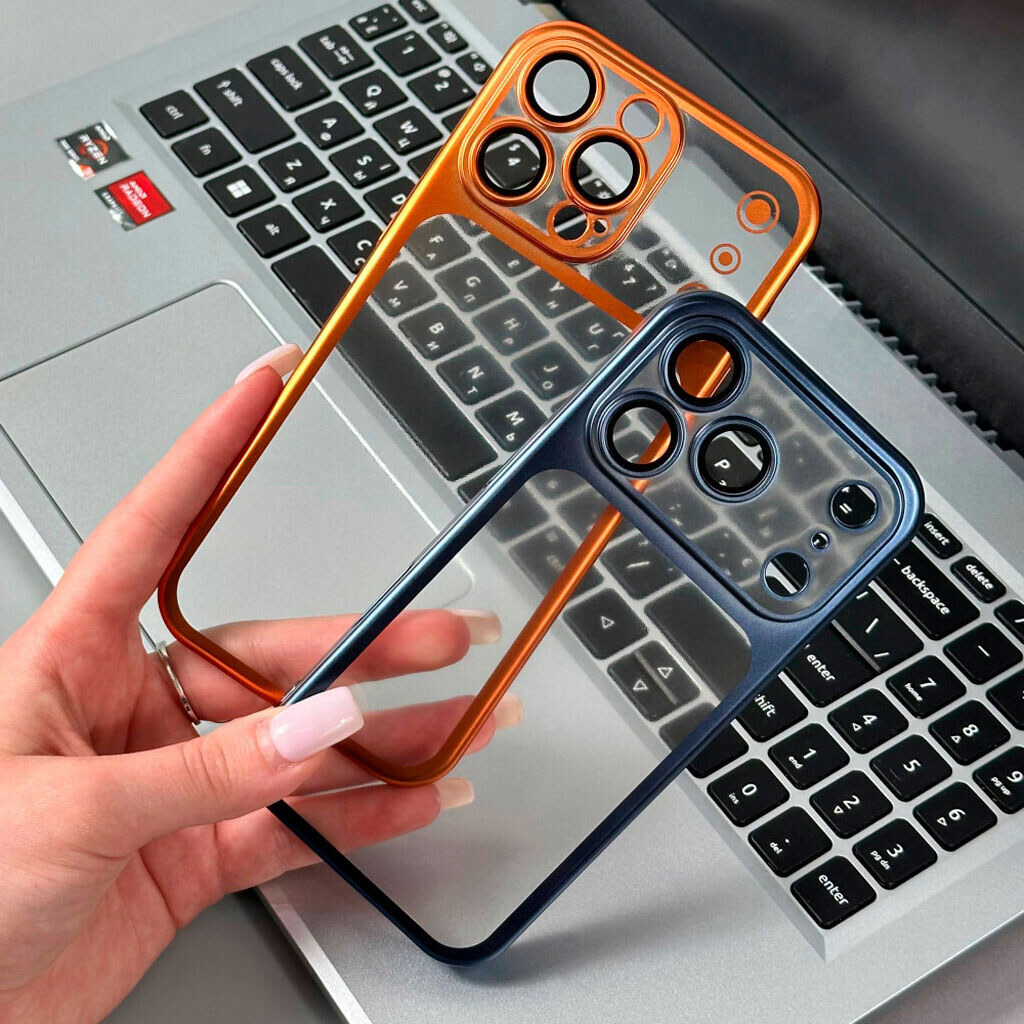 Чехол (накладка) Apple iPhone 17, Contour Line, Синий - № 6 Чехол (накладка) Apple iPhone 17, Contour Line, Синий - № 6
