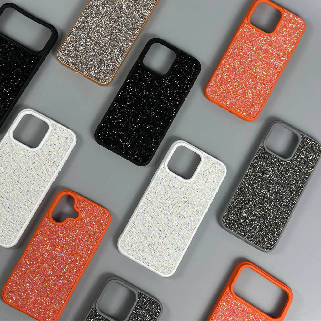 Чохол (накладка) Apple iPhone 17 Pro / iPhone 18 Pro, Swarovski Diamonds, Золотий - № 6 Чохол (накладка) Apple iPhone 17 Pro / iPhone 18 Pro, Swarovski Diamonds, Золотий - № 6