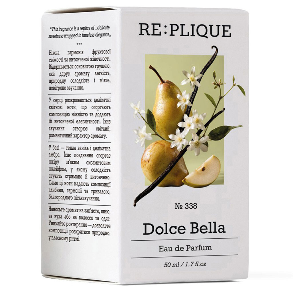 Вода парфумована RE:PLIQUE Dolce Bella, 50 мл - № 2 Вода парфумована RE:PLIQUE Dolce Bella, 50 мл - № 2