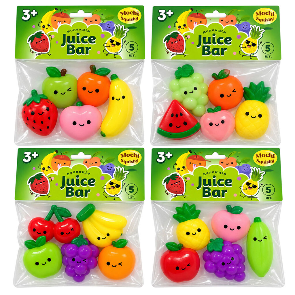 Набір іграшок-антистрес "Mochi squishy: Juice bar", Monster Gum - № 3 Набір іграшок-антистрес "Mochi squishy: Juice bar", Monster Gum - № 3