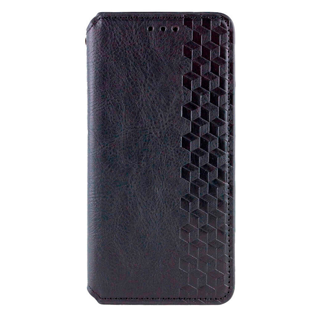 Чехол (книжка) Xiaomi Poco M7, GETMAN Cubic, Черный - № 1 Чехол (книжка) Xiaomi Poco M7, GETMAN Cubic, Черный - № 1