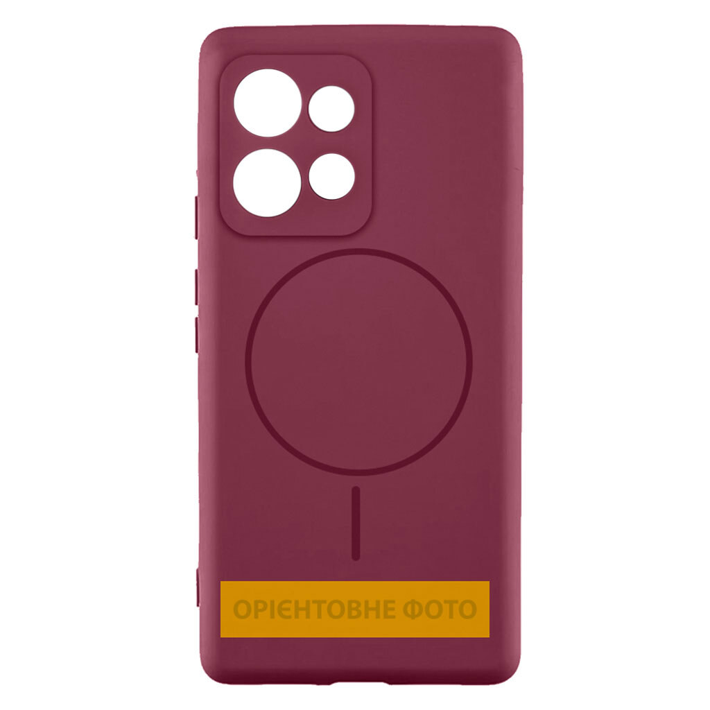 Чехол (накладка) Motorola XT2429 Moto Edge 50 Fusion, Air Beats, MagSafe, Marsala, Бордовый - № 1 Чехол (накладка) Motorola XT2429 Moto Edge 50 Fusion, Air Beats, MagSafe, Marsala, Бордовый - № 1