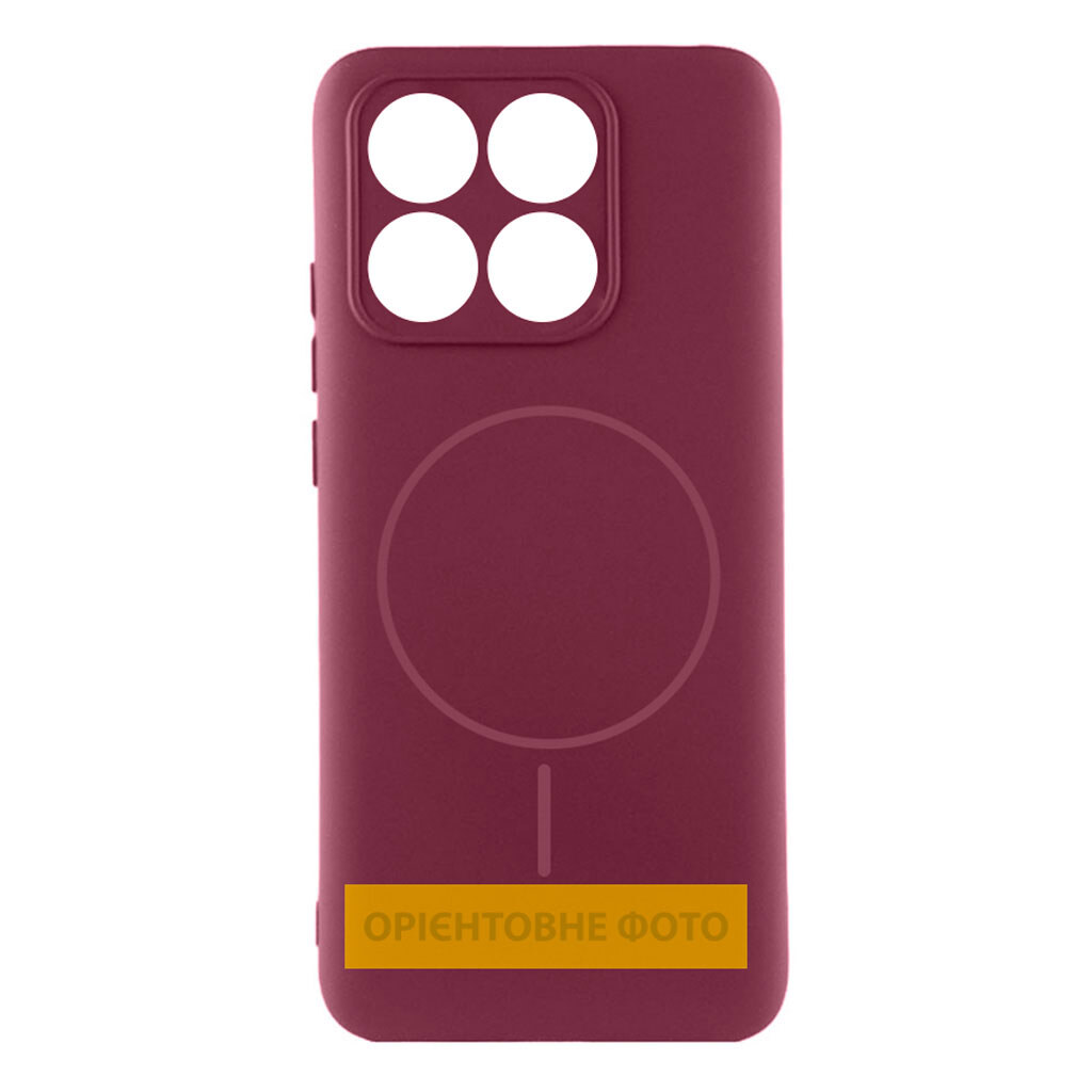 Чохол (накладка) Motorola Moto G86 5G, Air Beats, Marsala, MagSafe, Бордовий - № 1 Чохол (накладка) Motorola Moto G86 5G, Air Beats, Marsala, MagSafe, Бордовий - № 1
