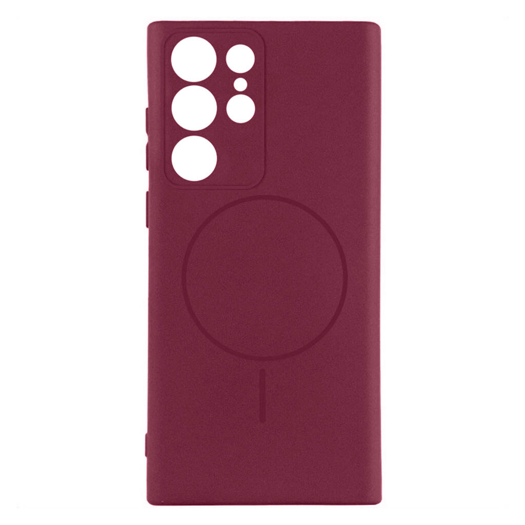 Чехол (накладка) Samsung S918 Galaxy S23 Ultra, Air Beats, MagSafe, Marsala, Бордовый - № 1 Чехол (накладка) Samsung S918 Galaxy S23 Ultra, Air Beats, MagSafe, Marsala, Бордовый - № 1