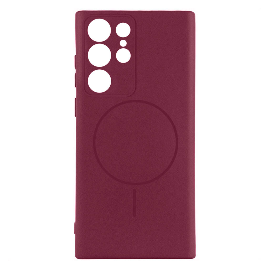 Чохол (накладка) Samsung Galaxy S26 Ultra, Air Beats, Marsala, MagSafe, Бордовий - № 1 Чохол (накладка) Samsung Galaxy S26 Ultra, Air Beats, Marsala, MagSafe, Бордовий - № 1