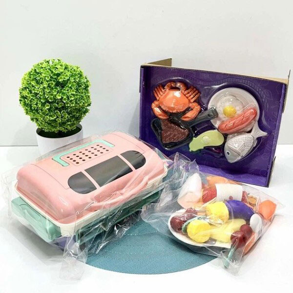 Мастер Гриль, продукты меняют цвет, звук, подсветка, холодный пар, Wtoys, Зеленый - № 5 Мастер Гриль, продукты меняют цвет, звук, подсветка, холодный пар, Wtoys, Зеленый - № 5