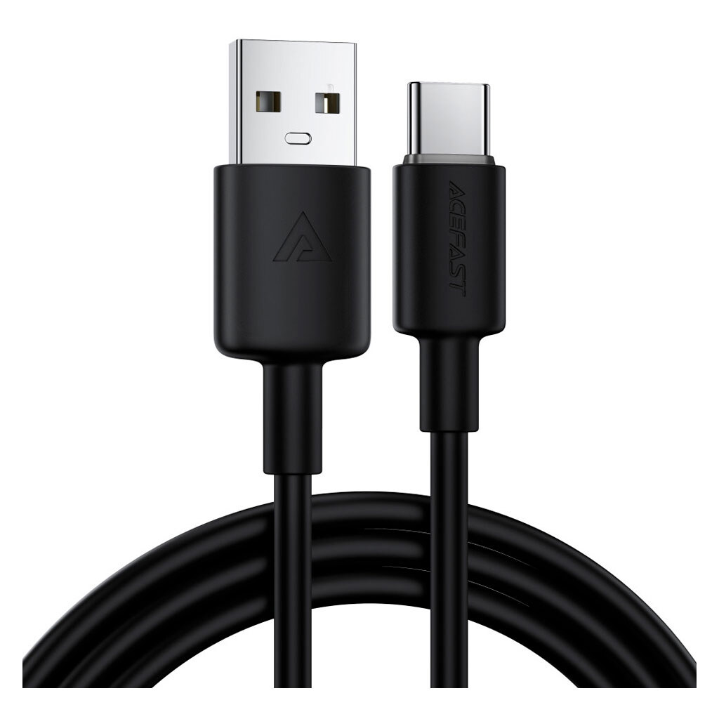 USB кабель AceFast C25-04, Type-C, 1.2 м., Черный - № 1 USB кабель AceFast C25-04, Type-C, 1.2 м., Черный - № 1