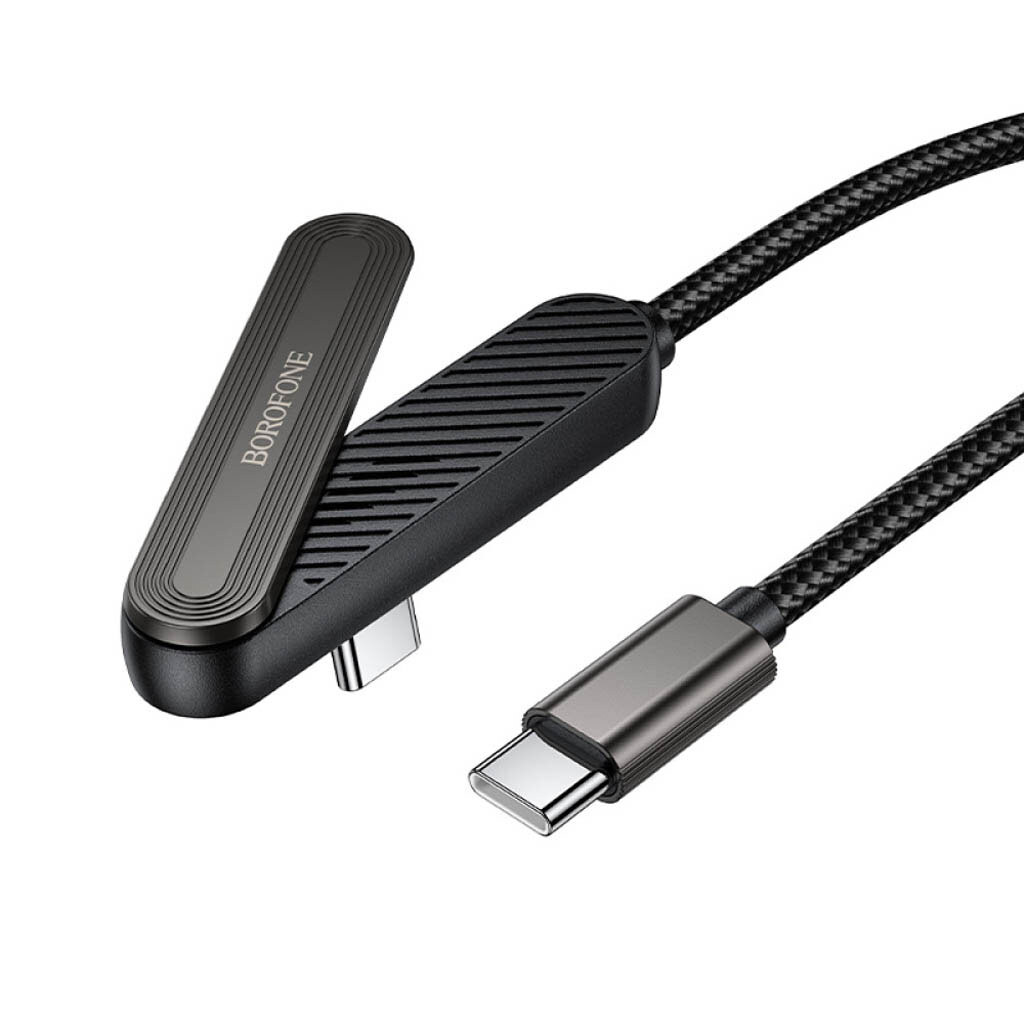 USB кабель Borofone BX125 Pacifico, Type-C, 1.0 м., Чорний - № 2 USB кабель Borofone BX125 Pacifico, Type-C, 1.0 м., Чорний - № 2
