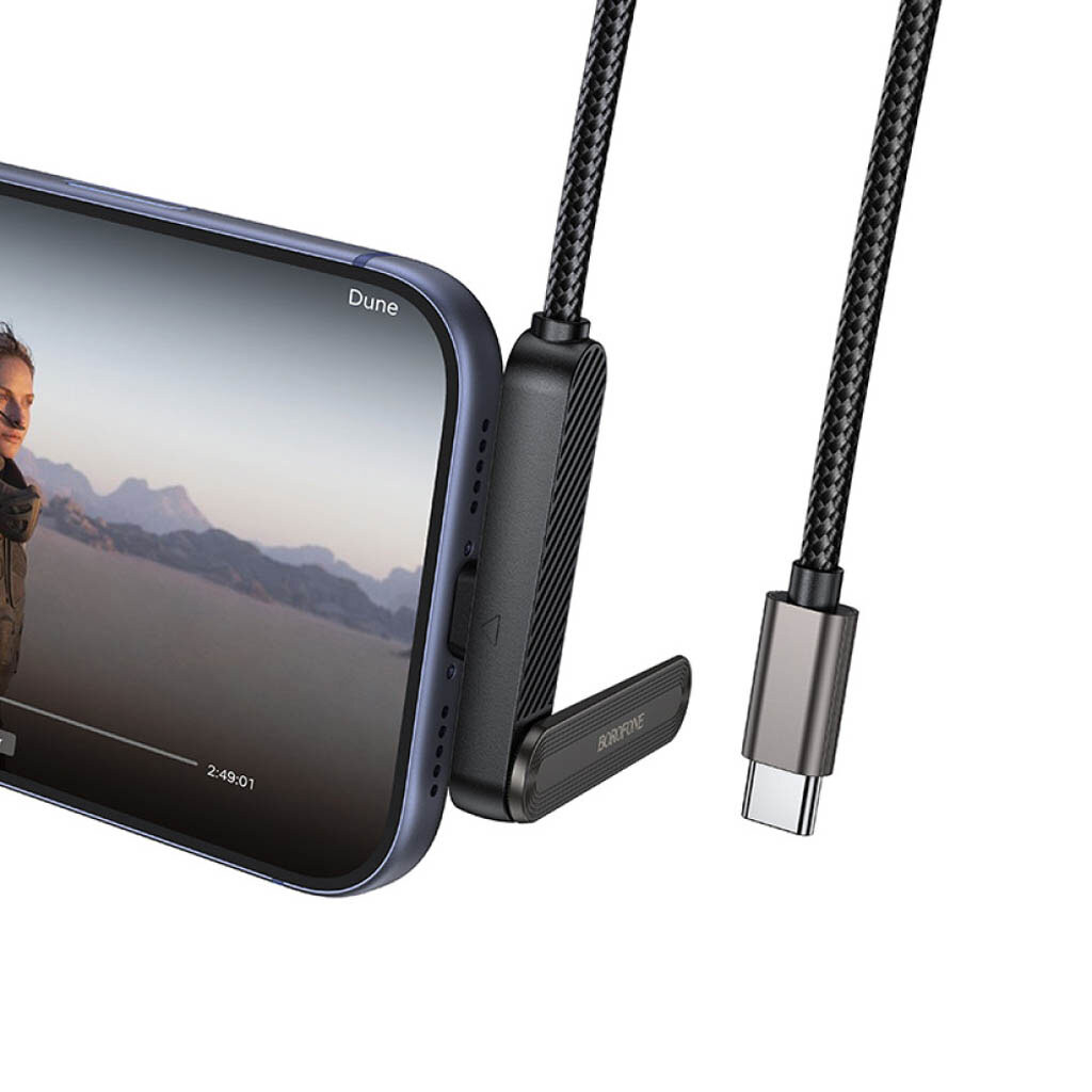 USB кабель Borofone BX125 Pacifico, Type-C, 1.0 м., Чорний - № 4 USB кабель Borofone BX125 Pacifico, Type-C, 1.0 м., Чорний - № 4