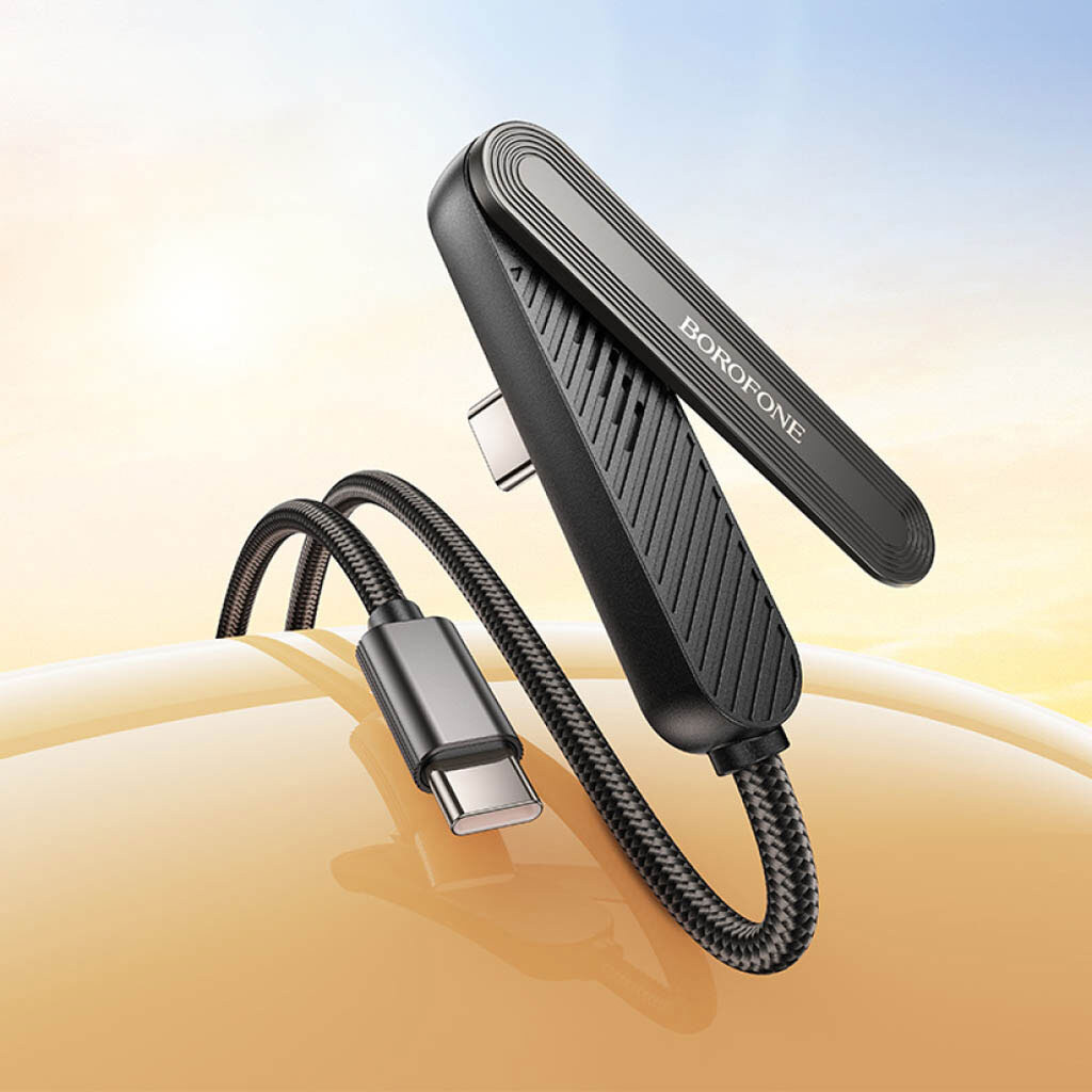 USB кабель Borofone BX125 Pacifico, Type-C, 1.0 м., Чорний - № 7 USB кабель Borofone BX125 Pacifico, Type-C, 1.0 м., Чорний - № 7