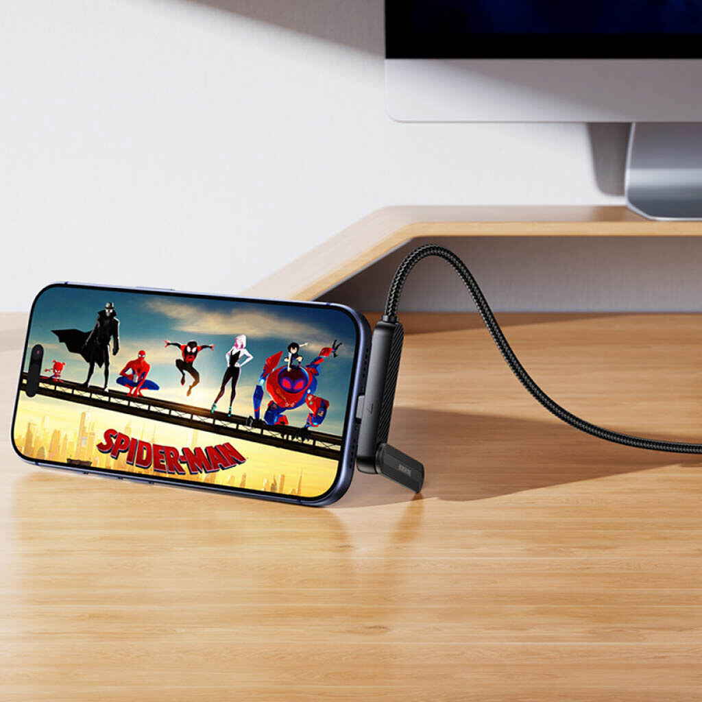USB кабель Borofone BX125 Pacifico, Type-C, 1.0 м., Чорний - № 8 USB кабель Borofone BX125 Pacifico, Type-C, 1.0 м., Чорний - № 8