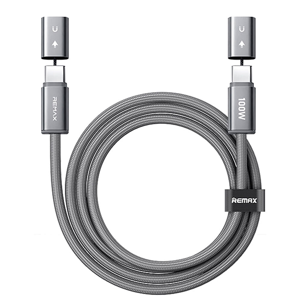 USB кабель Remax CB56 ZunWord, Type-C, 1.2 м., Сірий - № 1 USB кабель Remax CB56 ZunWord, Type-C, 1.2 м., Сірий - № 1