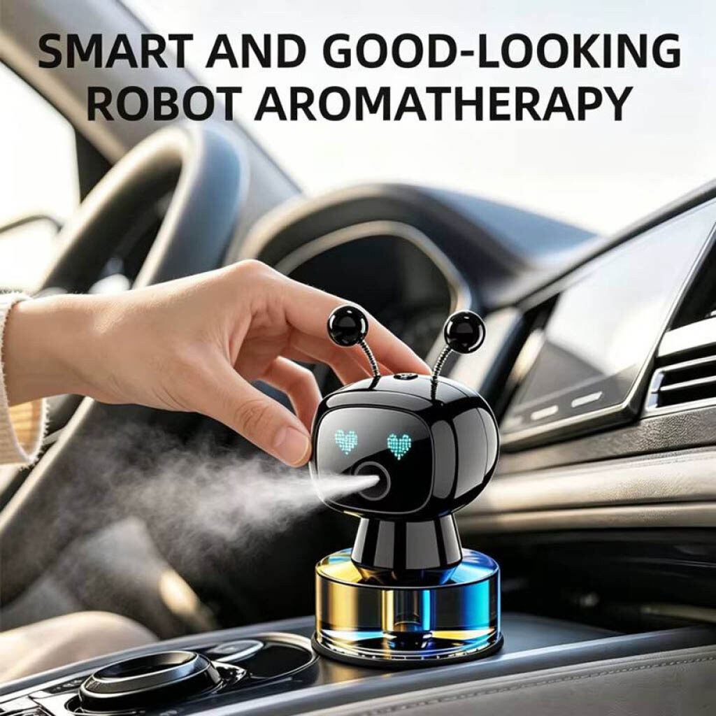Ароматизатор автомобільний Smart Robot, Чорний - № 4 Ароматизатор автомобільний Smart Robot, Чорний - № 4