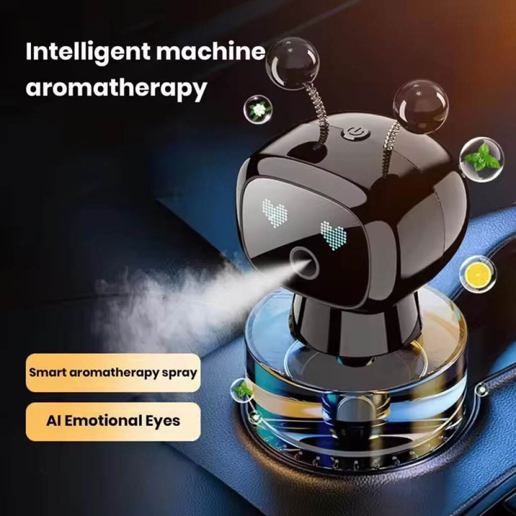 Ароматизатор автомобільний Smart Robot, Чорний - № 5 Ароматизатор автомобільний Smart Robot, Чорний - № 5