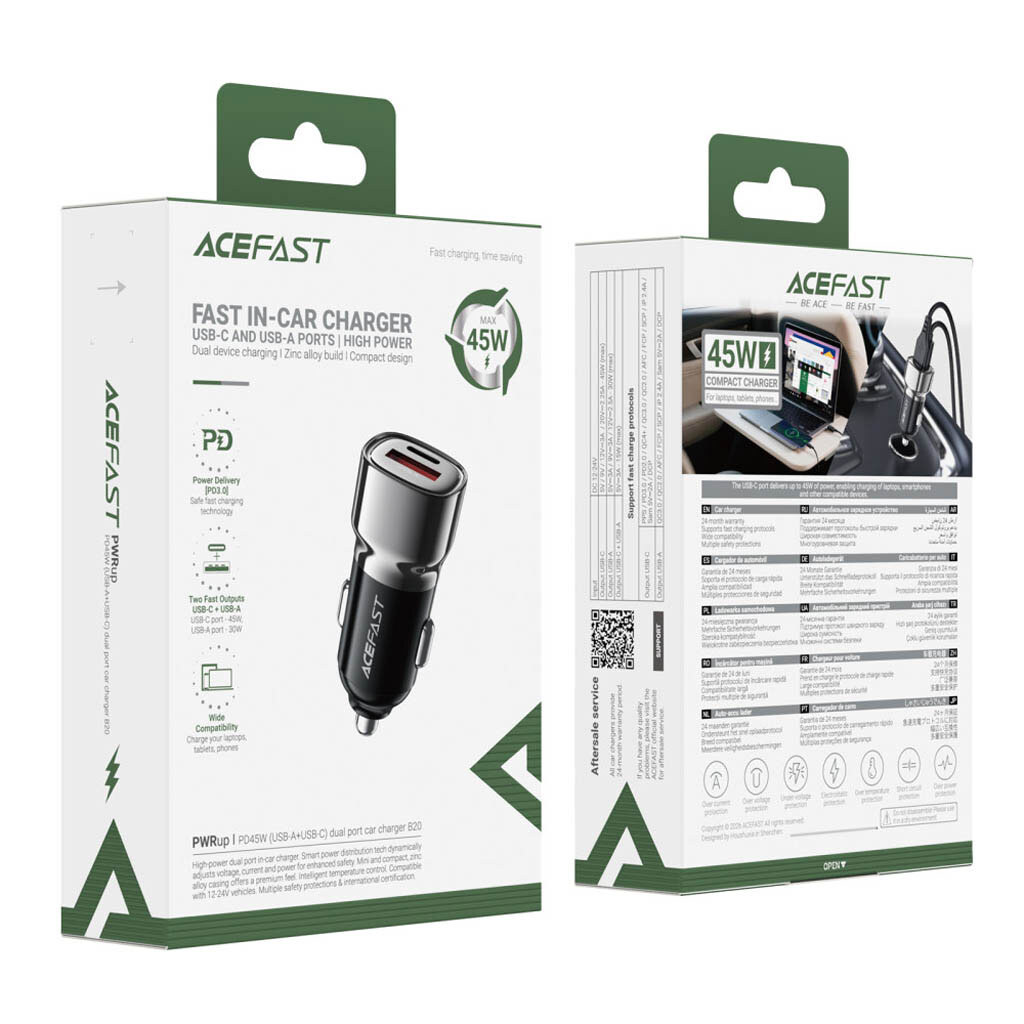 АЗУ AceFast B20, Серебряный - № 7 АЗУ AceFast B20, Серебряный - № 7