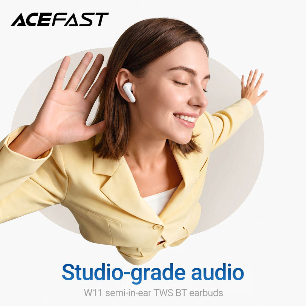 Bluetooth-гарнитура AceFast W11, Стерео, Черный - № 3 Bluetooth-гарнитура AceFast W11, Стерео, Черный - № 3