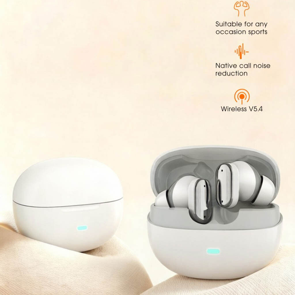 Bluetooth-гарнитура WUW R234, Стерео, Белый - № 3 Bluetooth-гарнитура WUW R234, Стерео, Белый - № 3