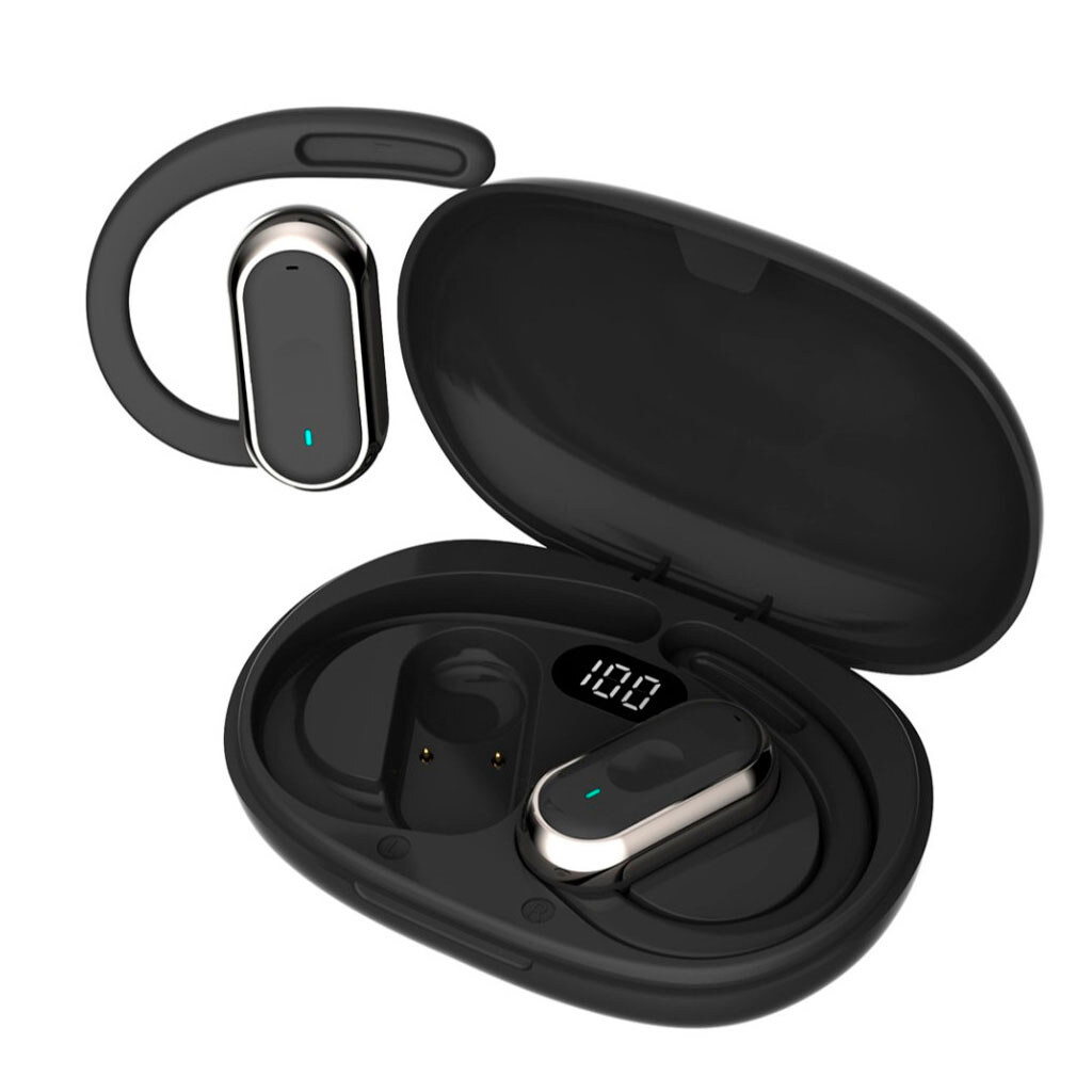 Bluetooth-гарнітура WUW R235, Стерео, Чорний - № 1 Bluetooth-гарнітура WUW R235, Стерео, Чорний - № 1