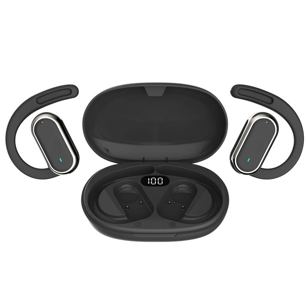 Bluetooth-гарнітура WUW R235, Стерео, Чорний - № 2 Bluetooth-гарнітура WUW R235, Стерео, Чорний - № 2