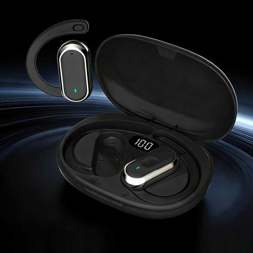 Bluetooth-гарнітура WUW R235, Стерео, Чорний - № 4 Bluetooth-гарнітура WUW R235, Стерео, Чорний - № 4